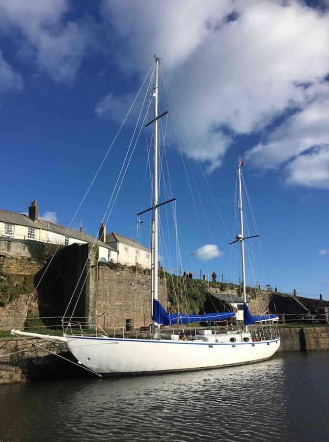 Stunning Yacht Sea Lion In Charlestown Harbour, Cornwall Otel Dış mekan fotoğraf
